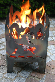 Preview: Feuerkorb Katze Gr. II